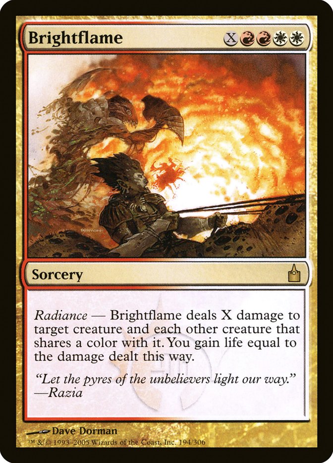 Brightflame - (Foil): Ravnica: City of Guilds