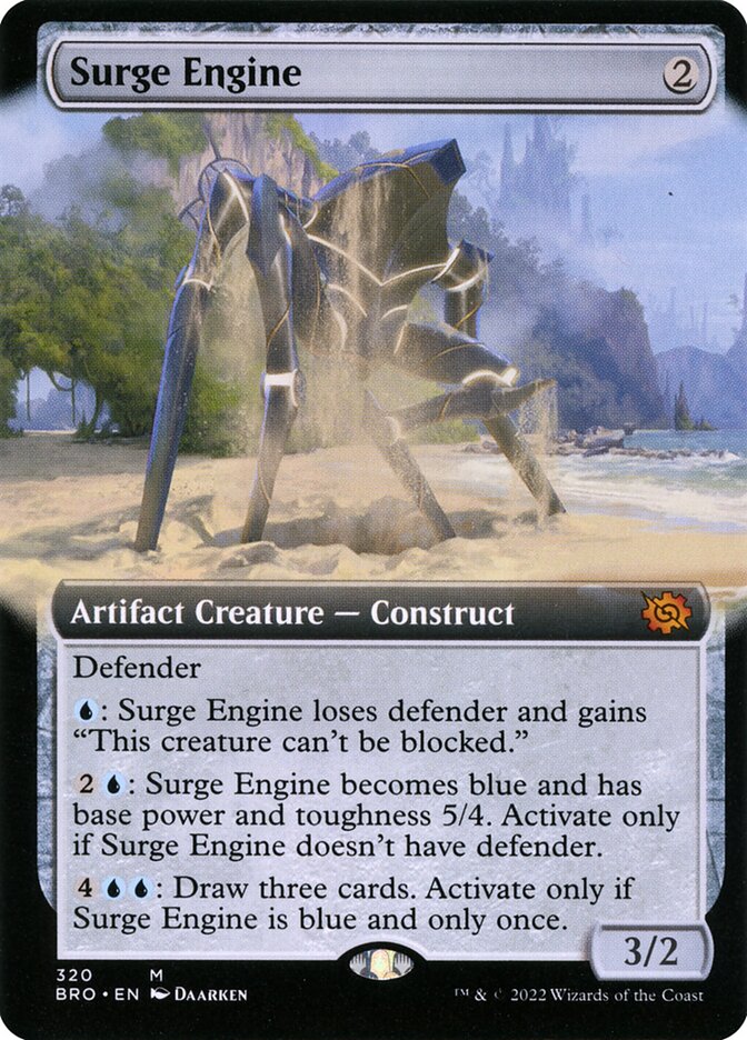 Surge Engine (Extended Art) - (Foil): The Brothers' War