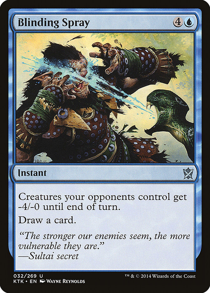 Blinding Spray - (Foil): Khans of Tarkir