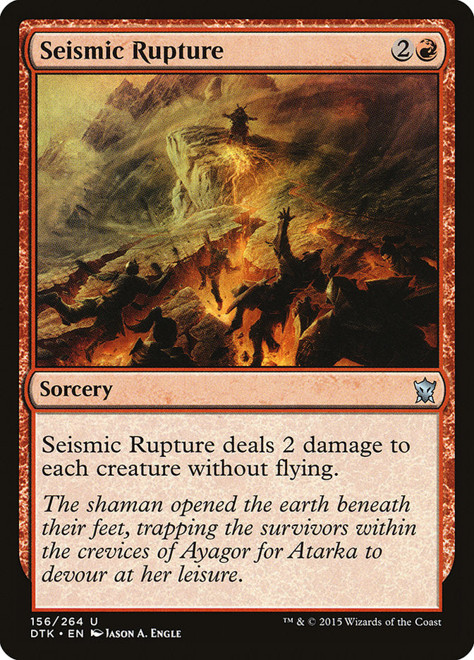 Seismic Rupture: Dragons of Tarkir