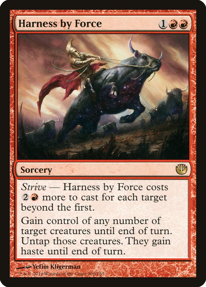 Harness by Force - (Foil): Journey into Nyx