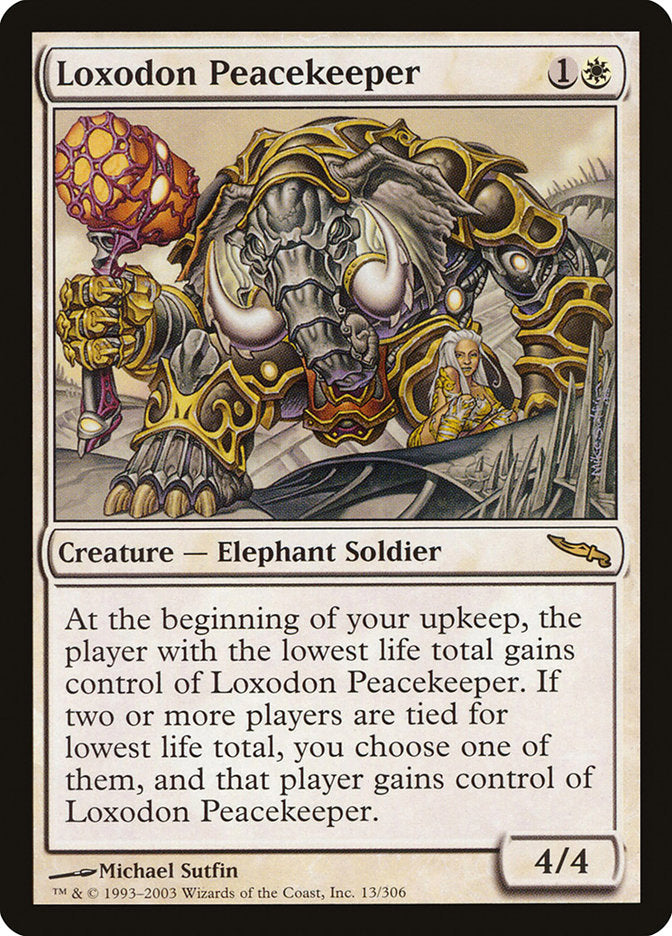 Loxodon Peacekeeper - (Foil): Mirrodin