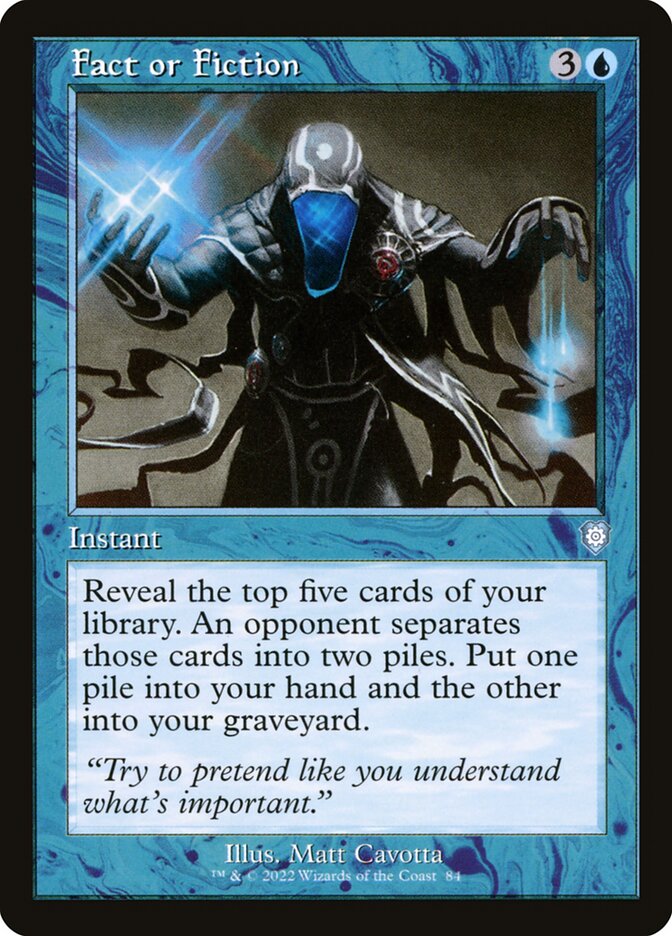 Fact or Fiction (Retro Frame): The Brothers' War Commander