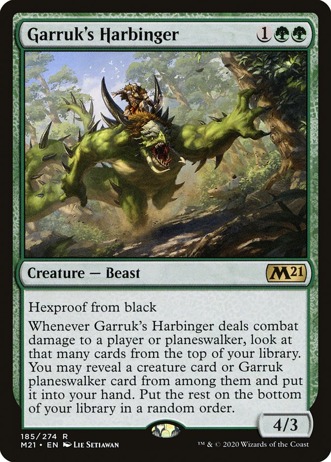 Garruk's Harbinger - (Foil): Core Set 2021