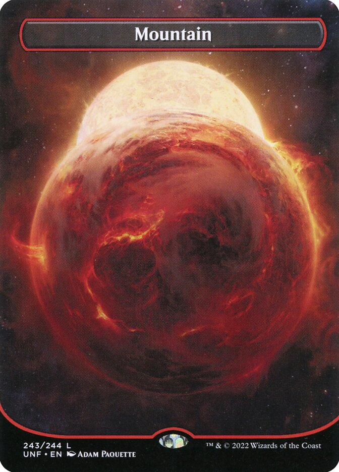 Mountain (#243) (Borderless): Unfinity