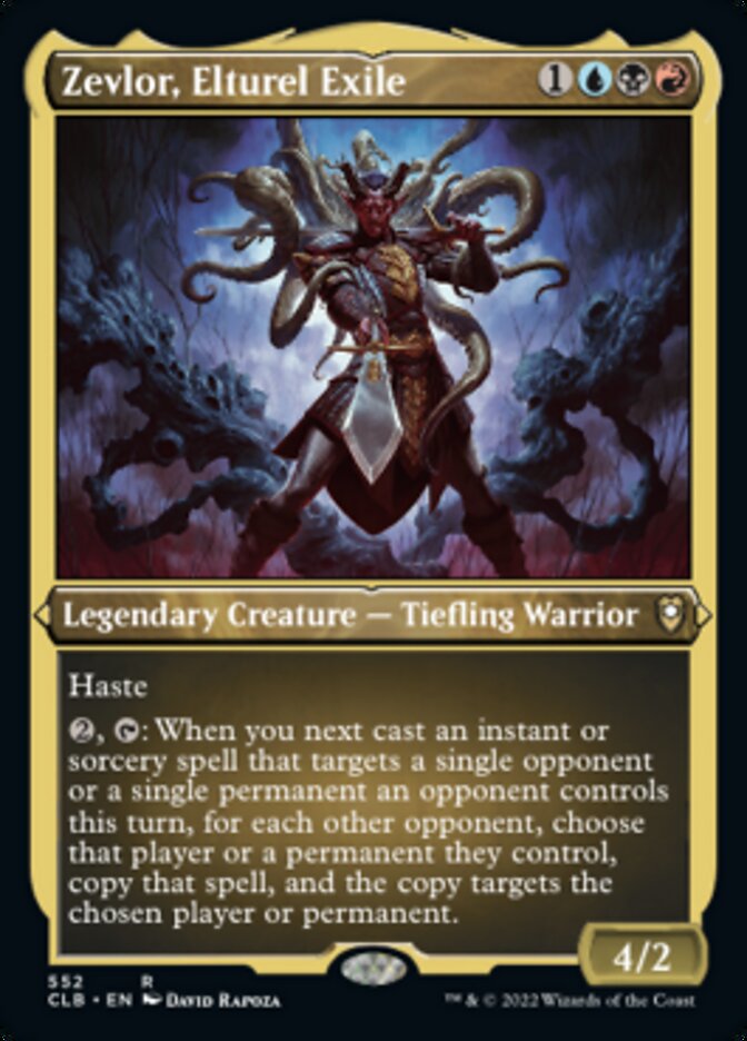 Zevlor, Elturel Exile (Foil Etched) - (Foil): Commander Legends: Battle for Baldur's Gate