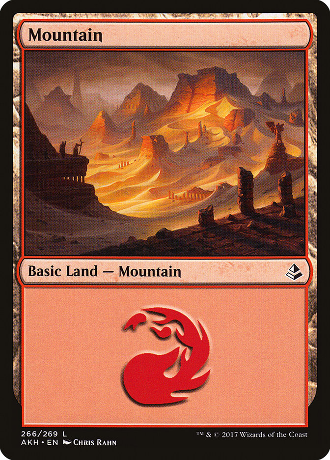 Mountain (#266) - (Foil): Amonkhet