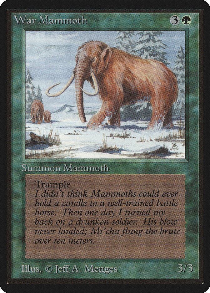 War Mammoth: Limited Edition Beta