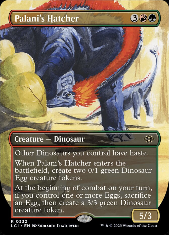 Palani's Hatcher (Borderless): Lost Caverns of Ixalan