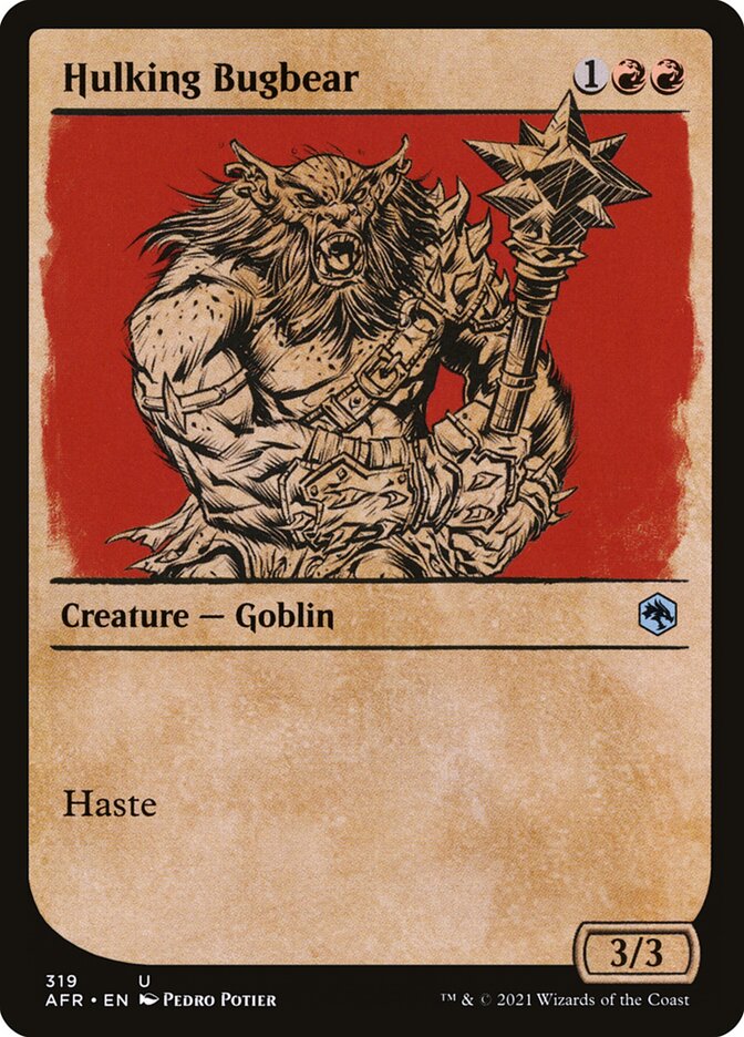 Hulking Bugbear (Showcase) - (Foil): Adventures in the Forgotten Realms