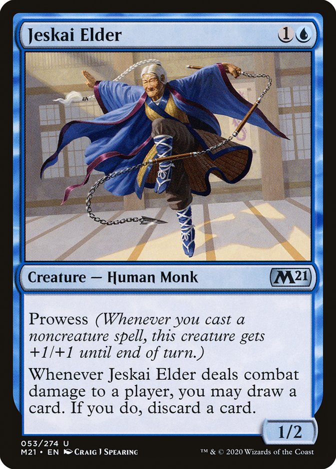 Jeskai Elder - (Foil): Core Set 2021