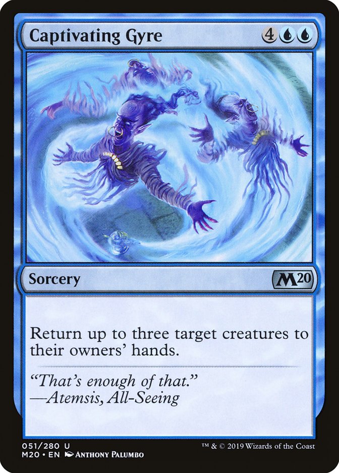 Captivating Gyre - (Foil): Core Set 2020