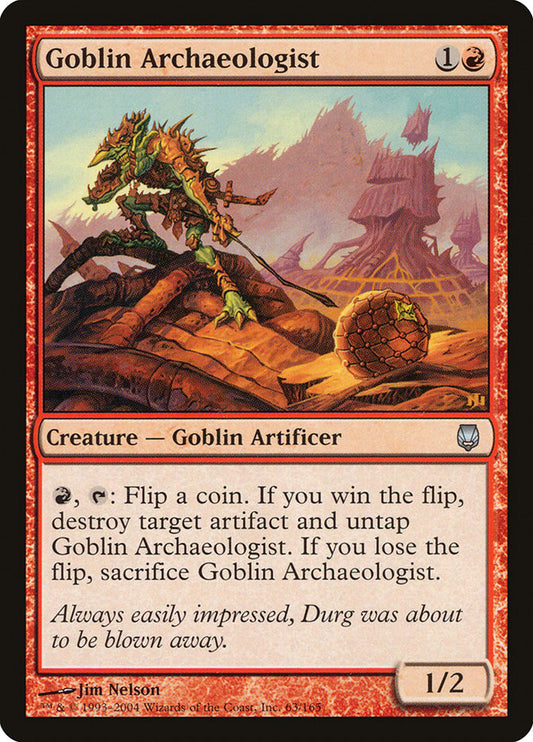 Goblin Archaeologist: Darksteel