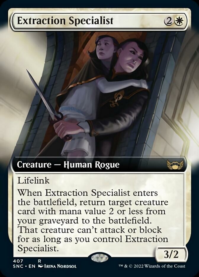 Extraction Specialist (Extended Art) - (Foil): Streets of New Capenna