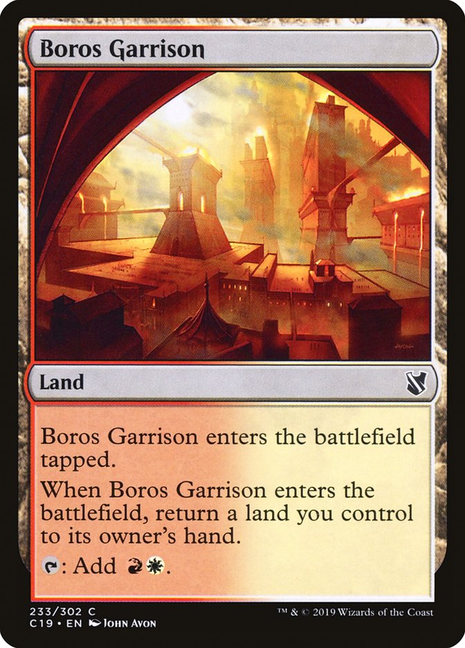 Boros Garrison: Commander 2019