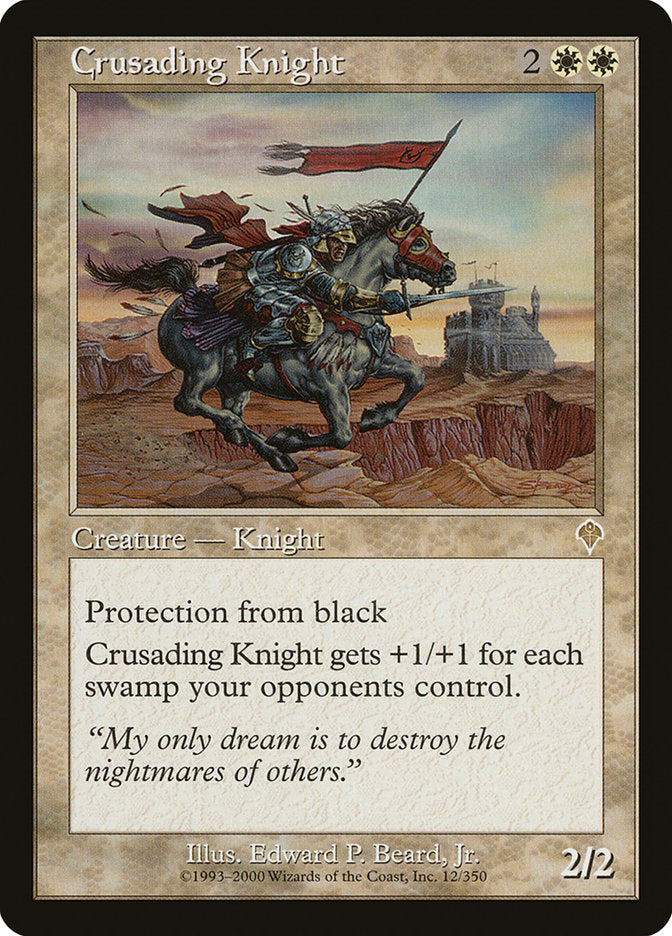 Crusading Knight - (Foil): Invasion
