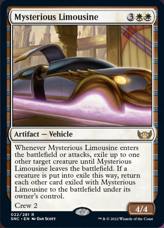 Mysterious Limousine - (Foil): Streets of New Capenna