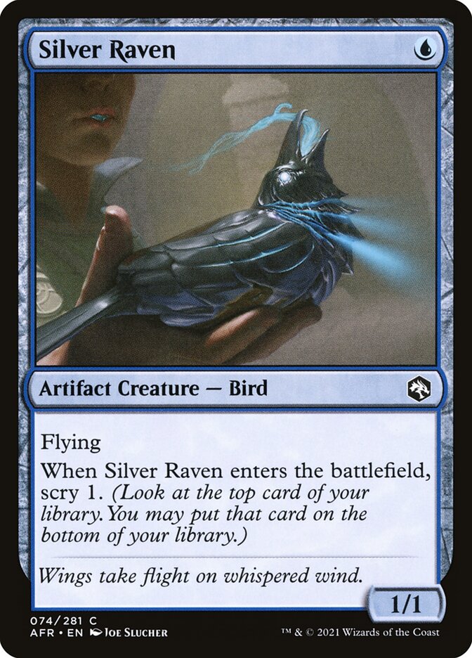 Silver Raven - (Foil): Adventures in the Forgotten Realms