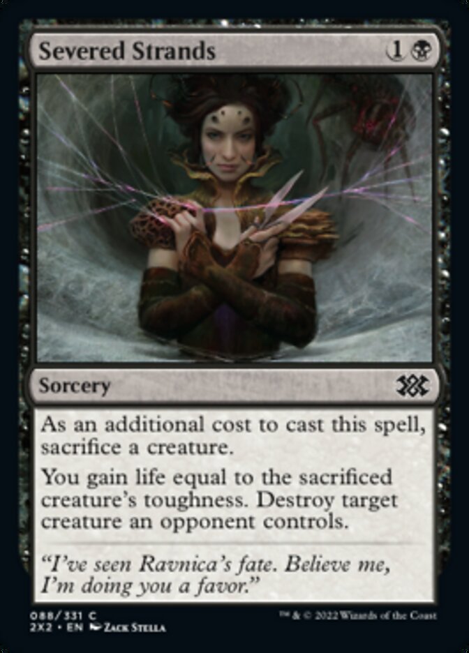Severed Strands - (Foil): Double Masters 2022