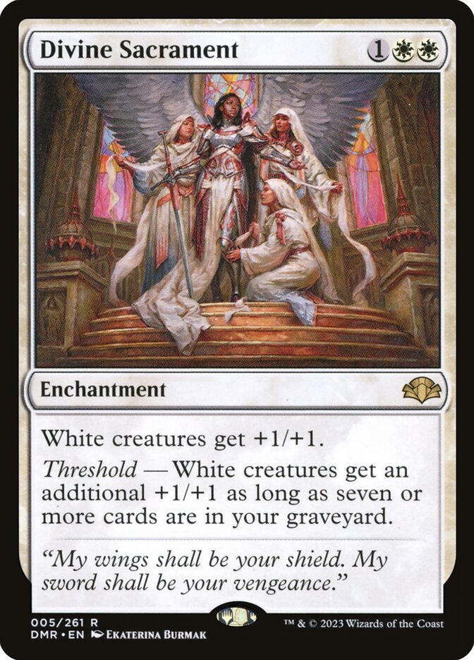 Divine Sacrament - (Foil): Dominaria Remastered