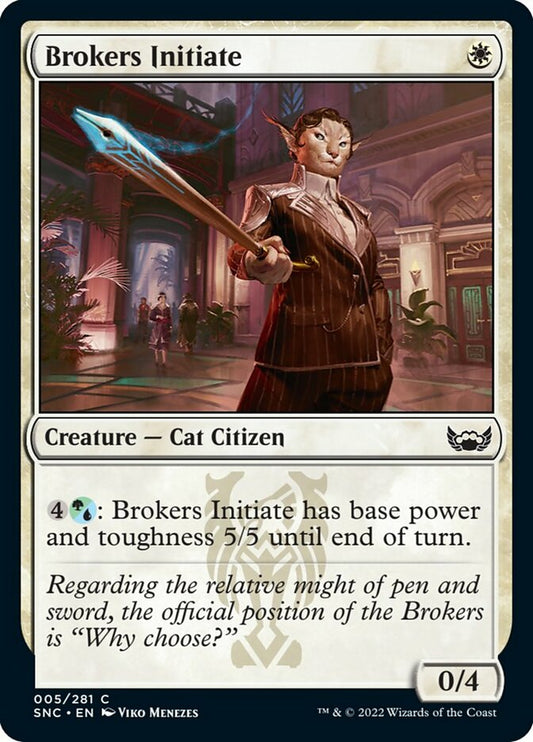 Brokers Initiate: Streets of New Capenna