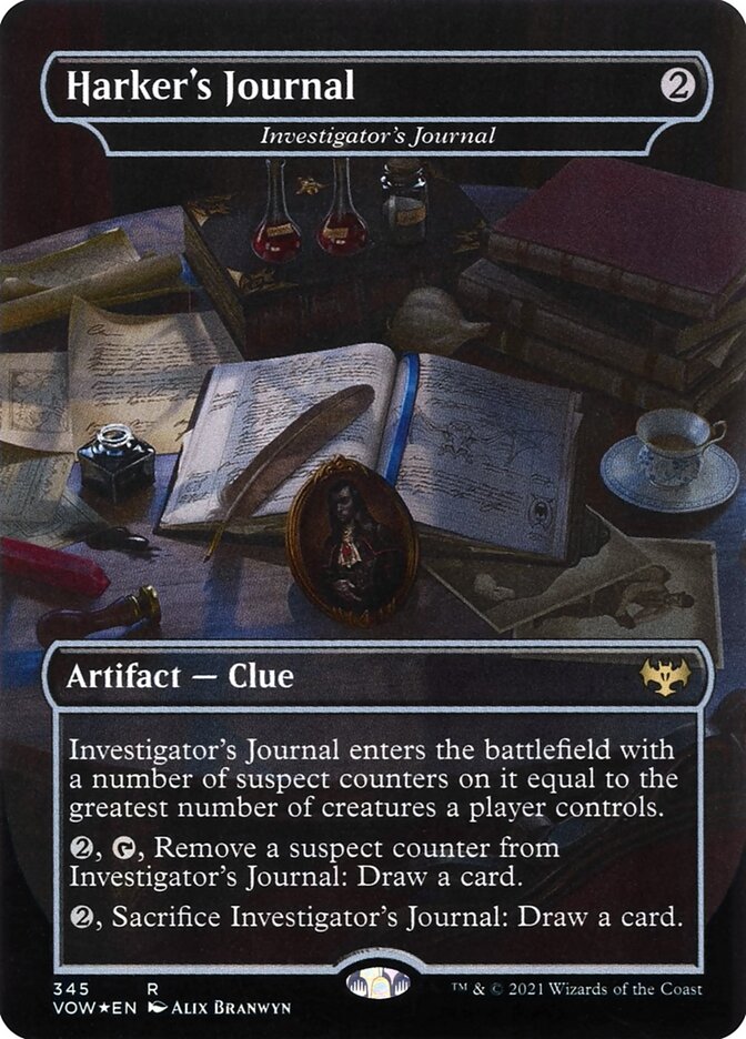 Investigator's Journal (Harker's Journal) (Dracula Series) - (Foil): Innistrad: Crimson Vow