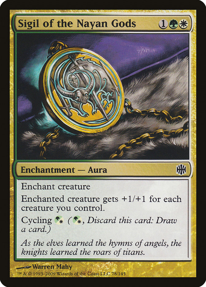 Sigil of the Nayan Gods - (Foil): Alara Reborn
