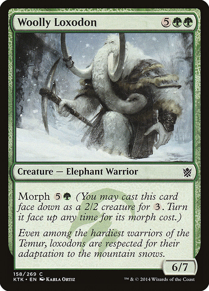 Woolly Loxodon: Khans of Tarkir