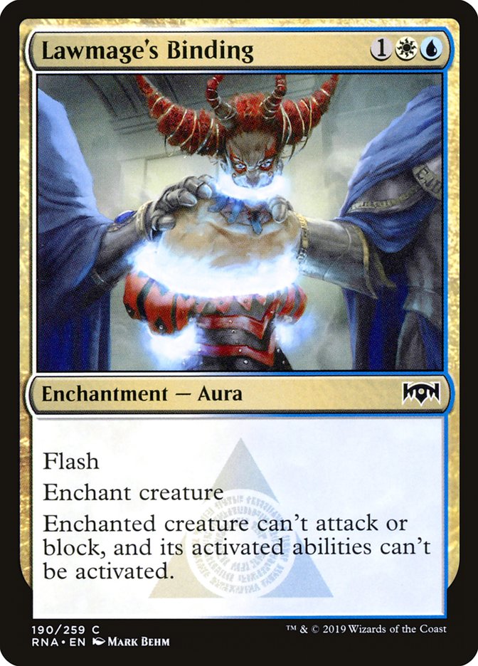 Lawmage's Binding: Ravnica Allegiance