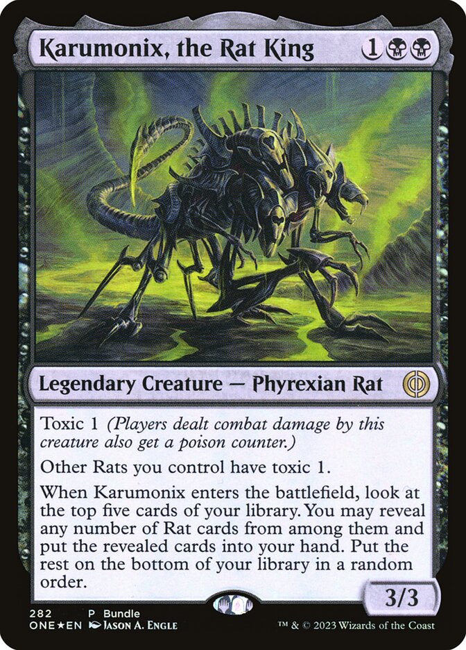 Karumonix, the Rat King - (Foil): Phyrexia: All Will Be One