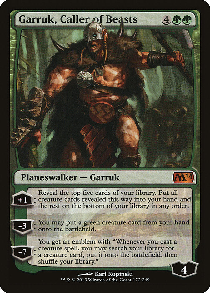Garruk, Caller of Beasts: Magic 2014