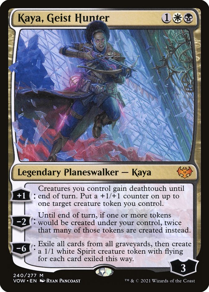 Kaya, Geist Hunter - (Foil): Innistrad: Crimson Vow