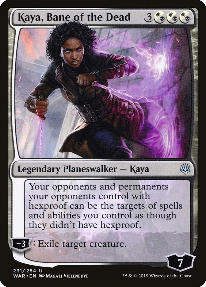 Kaya, Bane of the Dead - (Foil): War of the Spark