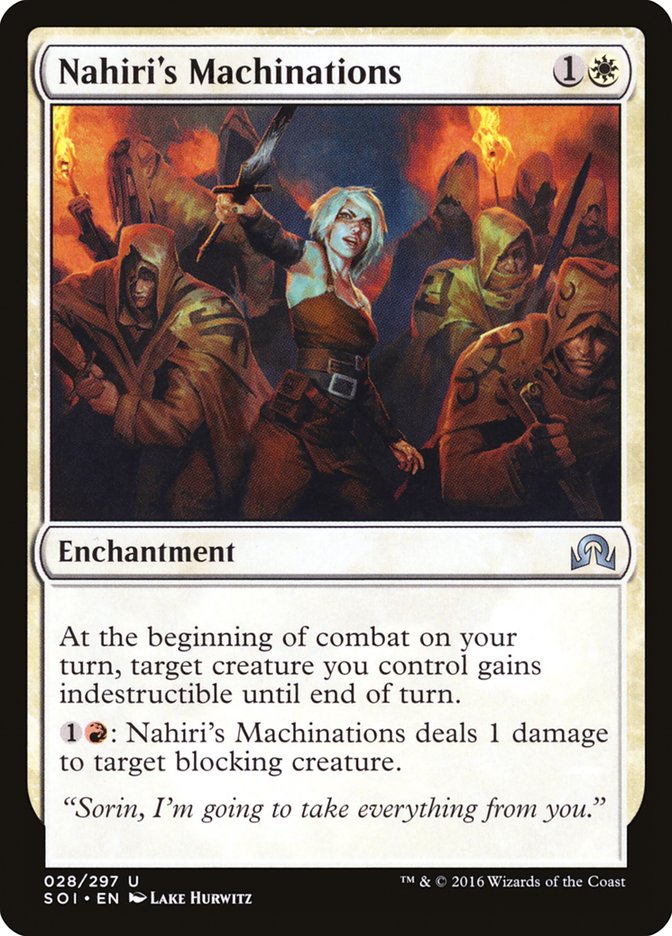 Nahiri's Machinations - (Foil): Shadows over Innistrad
