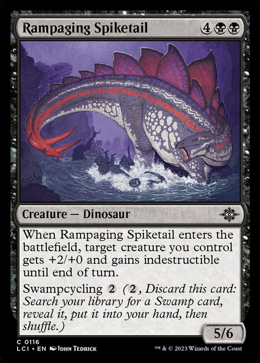 Rampaging Spiketail - (Foil): Lost Caverns of Ixalan