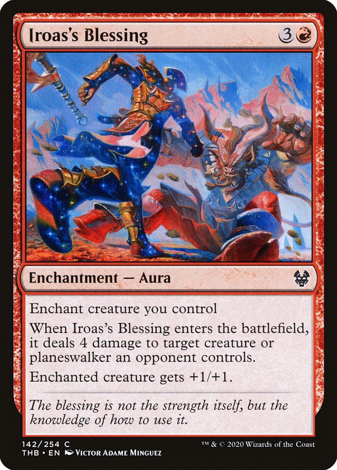 Iroas's Blessing - (Foil): Theros Beyond Death