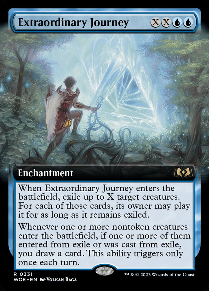 Extraordinary Journey (Extended Art) - (Foil): Wilds of Eldraine