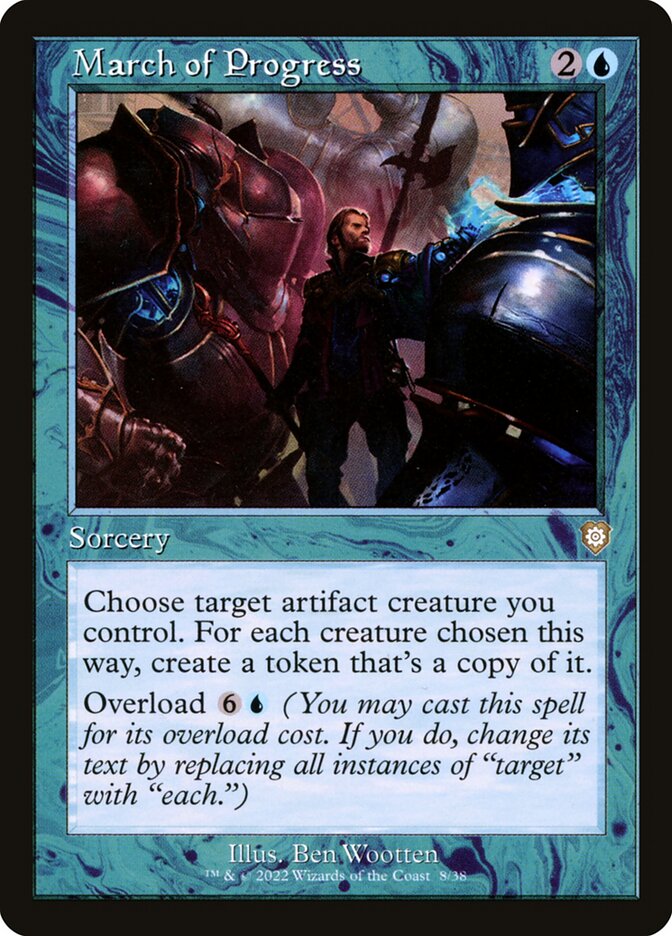 March of Progress (Retro Frame): The Brothers' War Commander