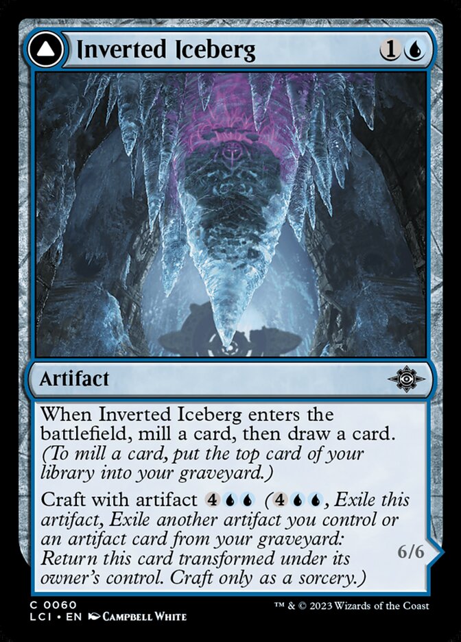 Inverted Iceberg // Iceberg Titan - (Foil): Lost Caverns of Ixalan