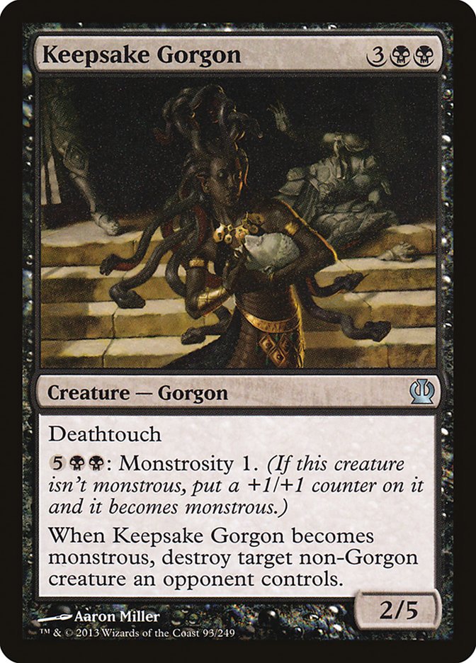 Keepsake Gorgon - (Foil): Theros