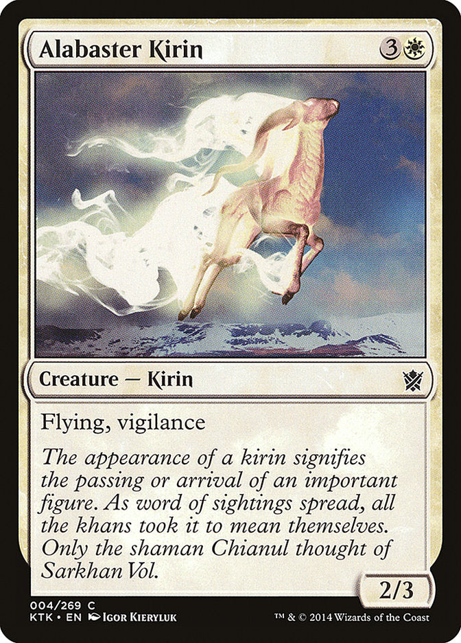 Alabaster Kirin: Khans of Tarkir