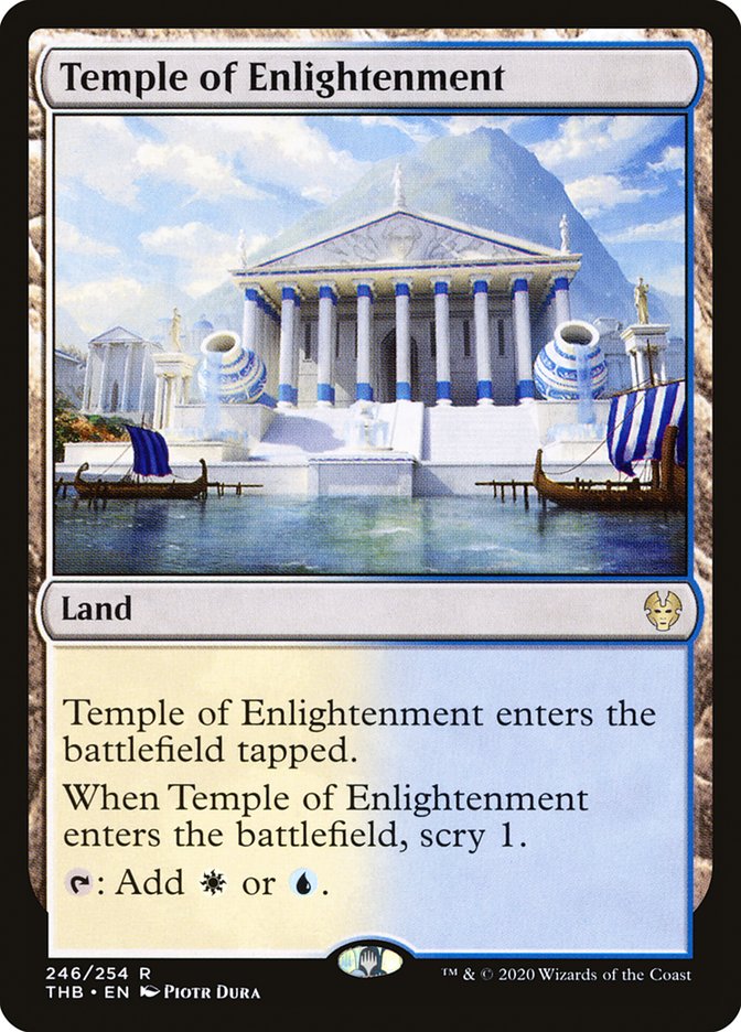Temple of Enlightenment - (Foil): Theros Beyond Death