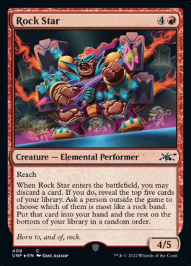 Rock Star (Galaxy Foil) - (Foil): Unfinity