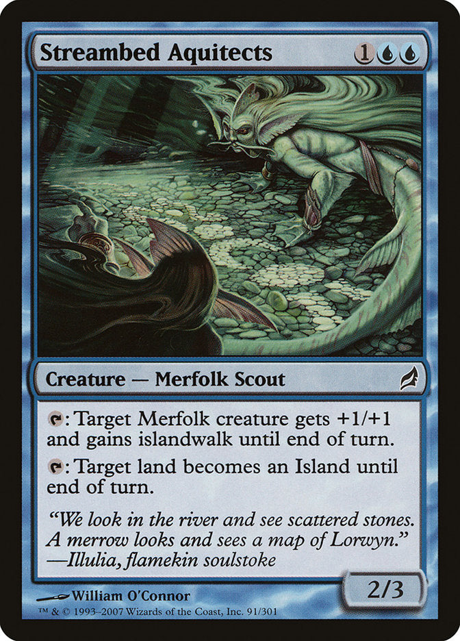 Streambed Aquitects - (Foil): Lorwyn