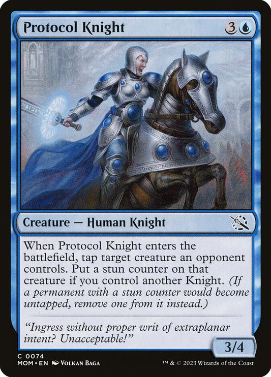 Protocol Knight - (Foil): March of the Machine