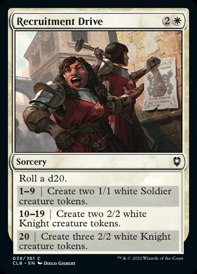 Recruitment Drive - (Foil): Commander Legends: Battle for Baldur's Gate