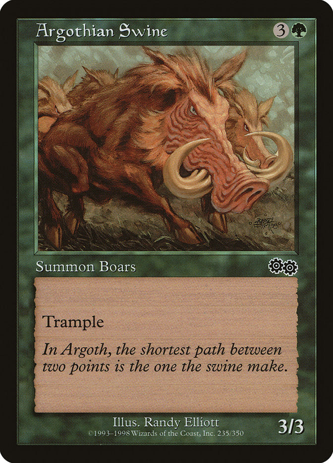 Argothian Swine: Urza's Saga