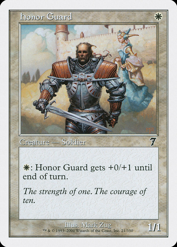 Honor Guard - (Foil): Seventh Edition