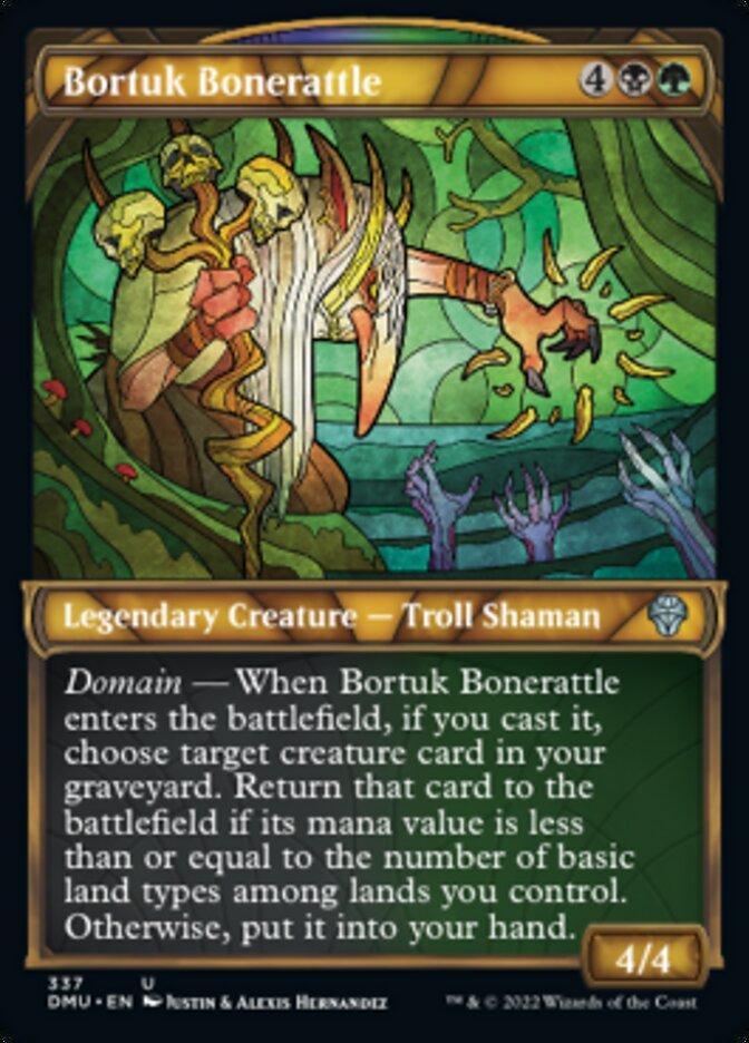 Bortuk Bonerattle (Showcase) (Textured Foil) - (Foil): Dominaria United