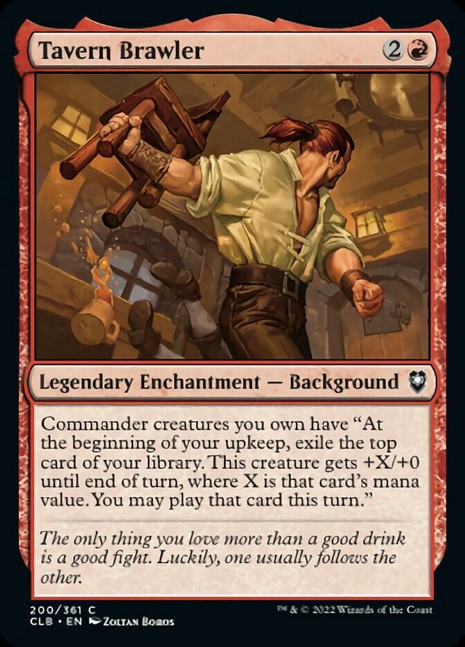 Tavern Brawler - (Foil): Commander Legends: Battle for Baldur's Gate